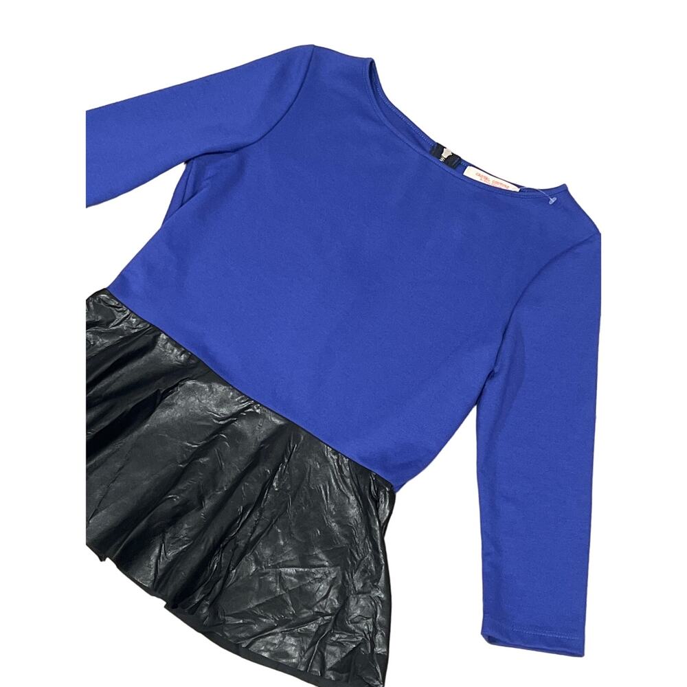 Casual Couture by Green Envelope, New, Peplum Zip Back, Size M,KB10